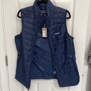 Patagonia Nano Puff Navy Vest, Size L